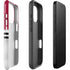 NFL Arizona Cardinals White Striped iPhone 16 Pro Impact Case